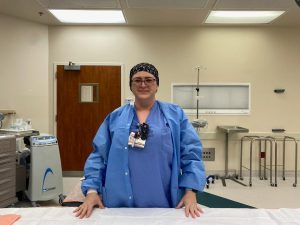 RN Jenny with Alice Christus Spohn. Photo Credit: Submitted